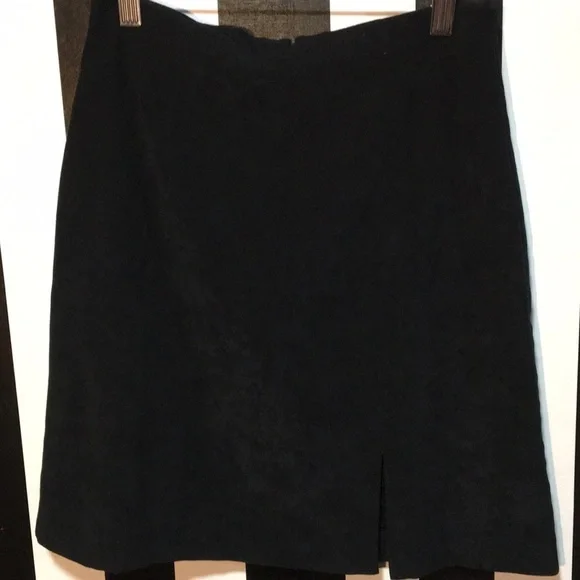 Retro Vintage 1980s Short Black Above Knee A-Line Skirt Size 4 Woman’s XS/Small - Picture 2 of 12
